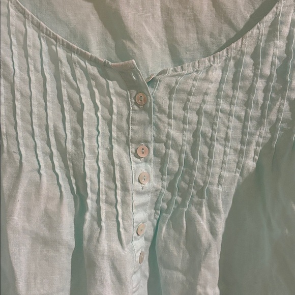 Tommy Bahama Embroidered Linen Top - Picture 3 of 3